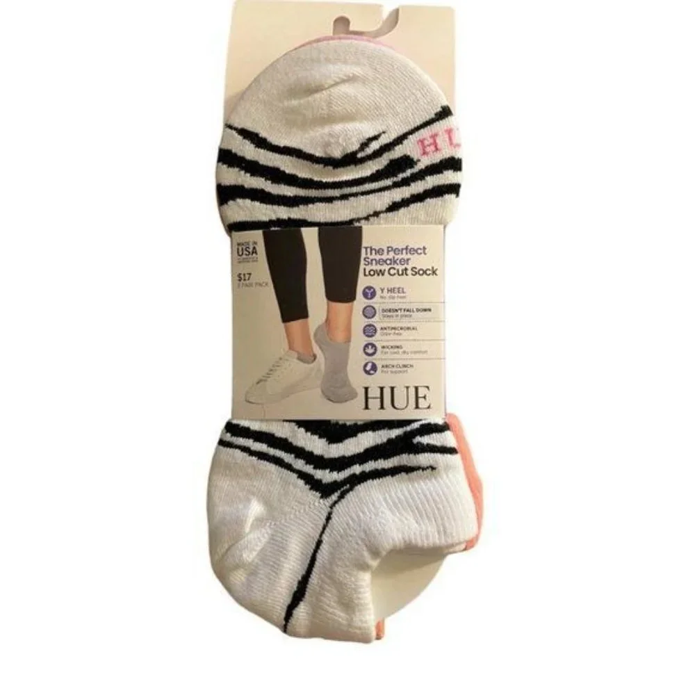 HUE 6-Pk. The Perfect Sneaker Low-Cut Socks